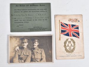 Supporting image for story: Staffordshire soldier's medal for bravery in WW1 trenches sells at auction