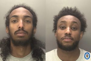 Jailed: Abdul Aden and Abdullahi Hassan