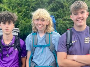 Supporting image for story: Teen trio set off on 77-mile trek from Shropshire to Snowdonia in aid of charity