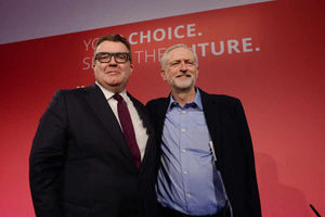 Tom Watson (left) and Jeremy Corbyn