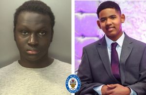 Oumar Traore (left), who is wanted for the murder of Yassin Alama (right). Photo: West Midlands Police