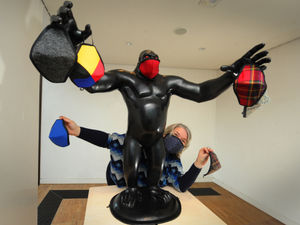 Supporting image for story: Art-inspired designs are King among face coverings