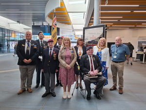 The unveiling event was attended by mayor of Wolverhampton Linda Leach, as well as members of the Royal British Legion and West Midlands Railway
