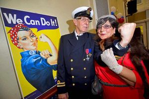 Supporting image for story: V spells Victory for Sandwell 1940s night