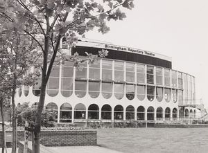 Birmingham Repertory Theatre, pictured in July 1974.