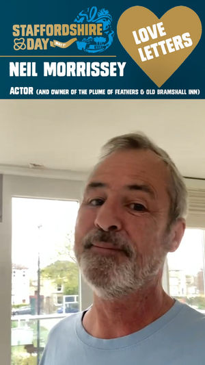Neil Morrissey declared his love for Staffordshire