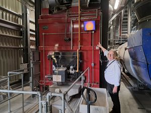 Supporting image for story: How an incinerator the size of a bus saves Wolverhampton hospital £200,000 a year
