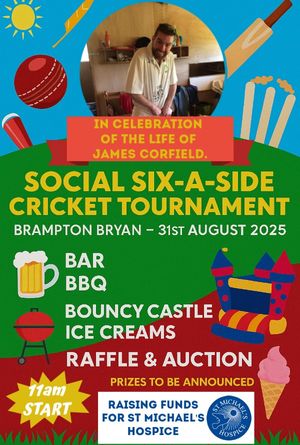 Poster for the charity day.