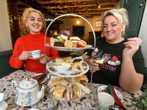 Supporting image for story: Afternoon tea at the Ironbridge cafe where every day is Christmas is as magical as it sounds