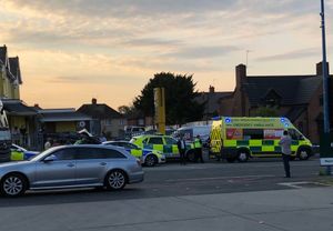 Dozens of police and paramedics rushed to the scene. Photo: @KennettPhoto