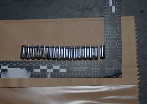 An amount of ammunition was also discovered in the vehicle