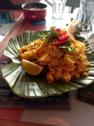 The dishes are beautifully presented 