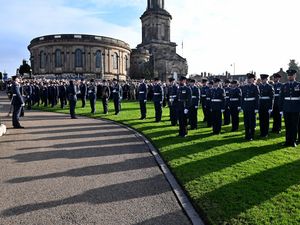 Supporting image for story: Shrewsbury remembers: See our photos as town's residents come together to mark Remembrance Sunday