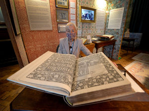Supporting image for story: Stunning 125-year-old book on display at Wightwick Manor