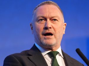 Environment Secretary Steve Reed speaks during the National Farmers’ Union annual conference at the QEII Centre in London in February 2025