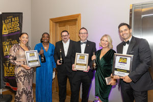 West Midlands Metro also triumphed at the Global Light Rail Awards earlier in the week.