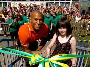 Supporting image for story: Wolves star opens nursery