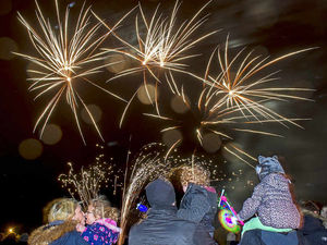 Supporting image for story: Donnington bonfire goes off with a bang