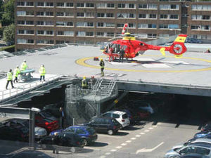 Supporting image for story: Shropshire woman is hospital's first airlift patient