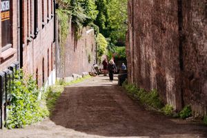 On set for filming of Great Expectations in Shrewsbury