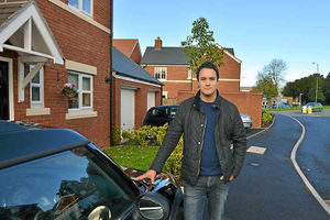 Scott Higgins says cars are regularly left outside his house blocking the pavement