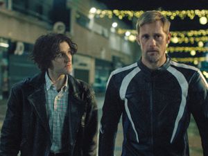 Supporting image for story: Alexander Skarsgard says new film Pillion is ‘not a conventional gay love story’