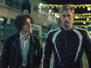 Supporting image for story: Alexander Skarsgard says new film Pillion is ‘not a conventional gay love story’