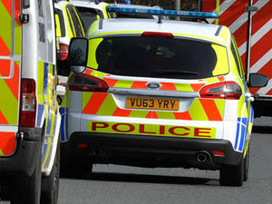 Supporting image for story: Police hunt man who fled Telford roundabout crashes 