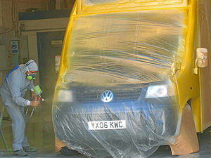 Supporting image for story: Golden bus for Paralympic heroes Mickey Bushell and Danielle Brown