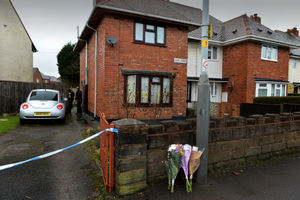 Police officers at the scene