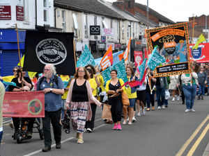 Supporting image for story: Trade unionists descend on Black Country festival marking women chainmakers' victory