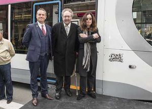 Councillor John Clancy, Councillor Roger Lawrence and Ozzy Osbourne. Pic: Dale Martin
