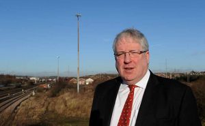Transport Secretary Patrick McLoughlin during a visit to the proposed site of the HS2 East Midlands Hub in Long Eaton on the Nottinghamshire and Derbyshire border