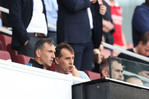 Julen Lopetegui watches from the stands (Getty)