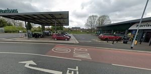 The Morrisons Service Station in Oswestry. Picture: Google