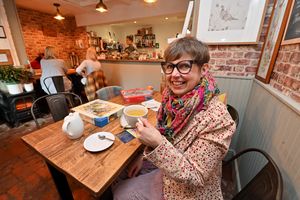 Love Your Neighbourhood:  Enville.    Archies of Enville, cafe , community hub and gift shop. Customer: Gilly Page.