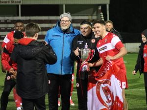 Supporting image for story: Harry Harris' delight for Walsall Wood 