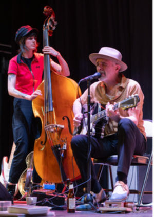 Vince Lee and Sophie Lord, classic blues duo.