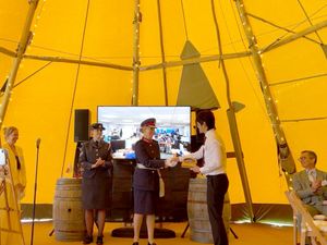 Supporting image for story: Proud but poignant day for communications company honoured with prestigious Royal award