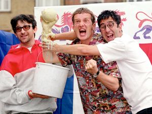 Skinner achieved chart success with Ian Broudie from the Lightning Seeds and comedy partner David Baddiel