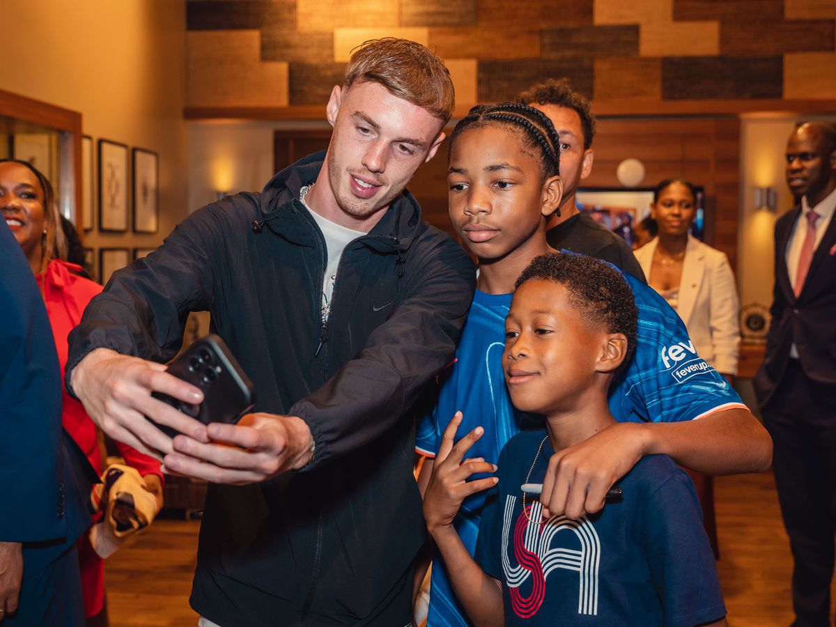 Cole Palmer receives hero’s welcome in grandfather’s birthplace St Kitts