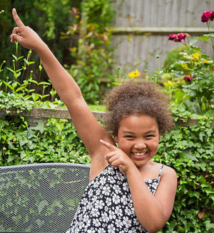 Survivor – Neve Francis, who was treated for leukaemia