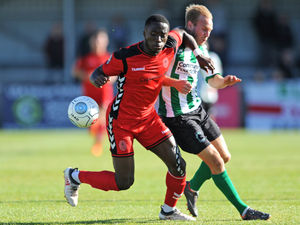 Supporting image for story: AFC Telford ace Daniel Udoh in a race to face York