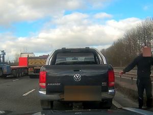 Supporting image for story: Watch: Driver forces another vehicle to stop in motorway road rage incident