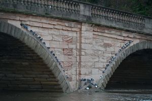 Flood defences in Bewdley