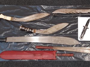 Supporting image for story: Hundreds of bladed weapons taken off Shropshire's streets in week of action