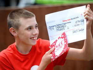 Supporting image for story: Young Louis hits £10k milestone in Birmingham Children's Hospital campaign