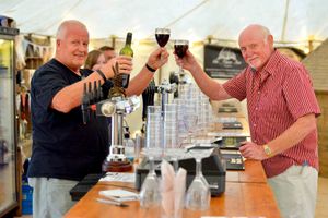 Nigel Smith and Ian Beech sort out refreshments