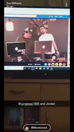 Social media users enjoying the live music stream