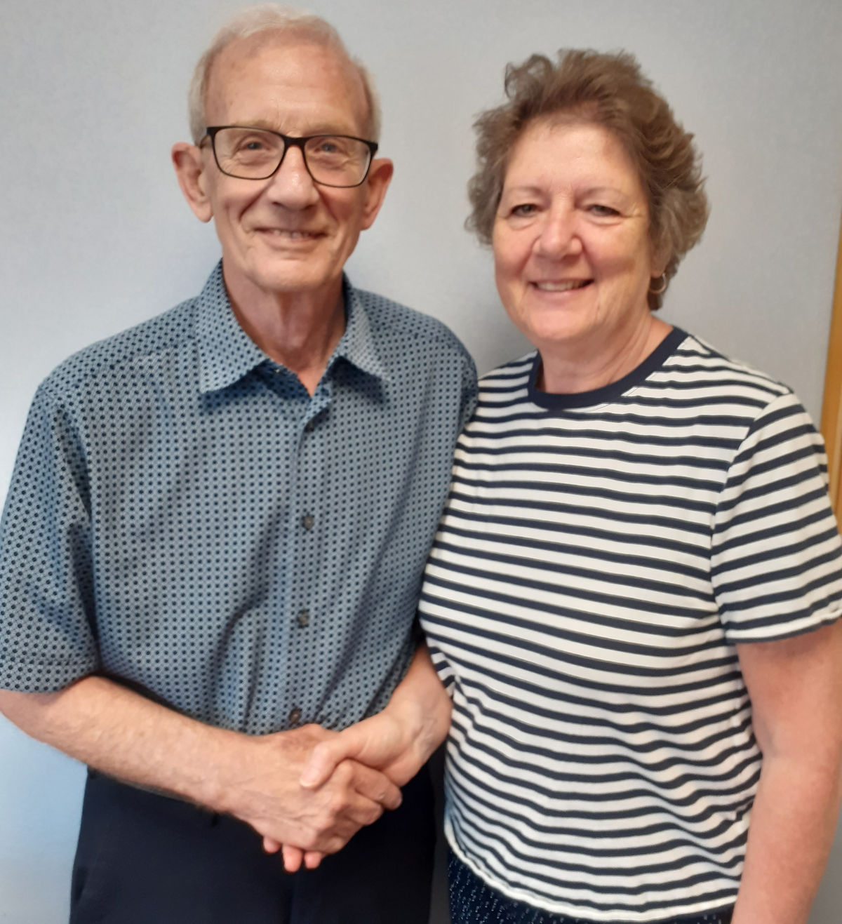 Colleagues say goodbye: Long-serving trustee Denis retires